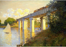 VCM 23 Claude Monet - Železniční most v Argenteuil