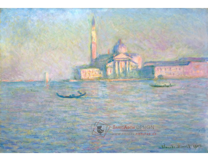 VCM 144 Claude Monet - San Giorgio Maggiore za soumraku