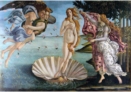 R17-77 Sandro Botticelli - Zrození Venuše