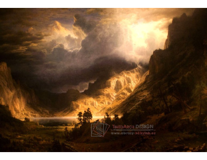 VSO 726 Albert Bierstadt - Bouře ve Skalnatých horách