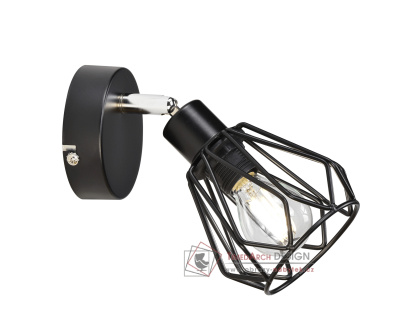 OKIRA 2, nástěnná lampa, černá
