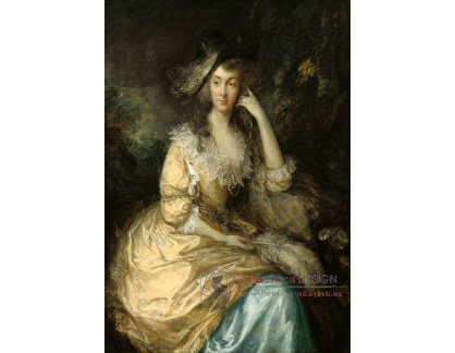 A-2967 Thomas Gainsborough - Frances Susanna, dáma z Dunstanville
