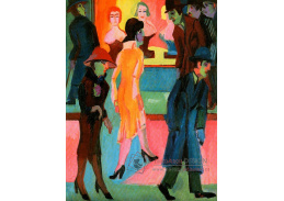 VELK 73  Ernst Ludwig Kirchner - Ulice před holičstvím