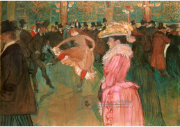 R7-198 Henri Toulose-Lautrec - Tanec v Moulin Rouge