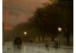 Jakub Schikaneder - Praha za soumraku