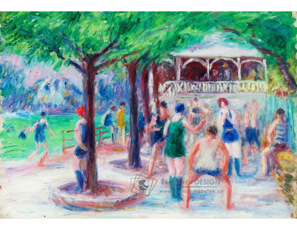 KO VI-491 William Glackens - Na pláži při hře