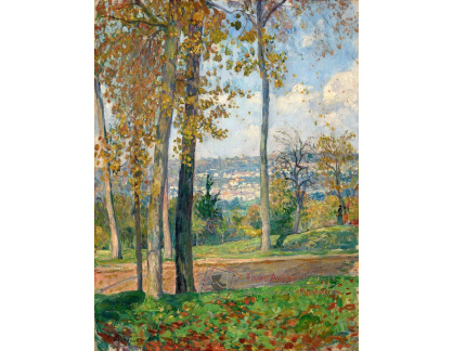 A-8008 Henri Lebasque - Pohled na park Saint-Cloud