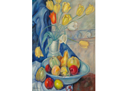 A-8864 Emile Othon Friesz - Zátiší s ovocem a tulipány