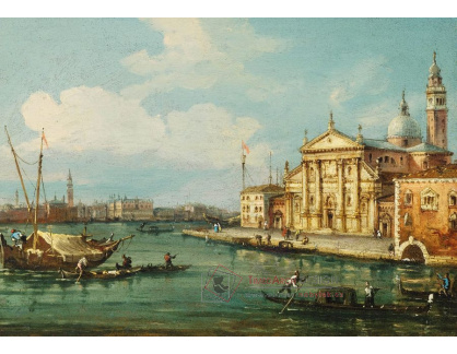 D-6619 Francesco Guardi - Pohled na San Giorgio Maggiore