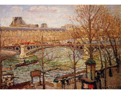 VCP-266 Camille Pissarro - Pont Corneille v Rouen, odpoledne