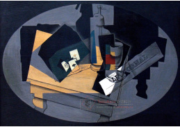 VJG 61 Juan Gris - Hrací karty a sifón