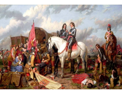 VANG189 John Wilson Carmichael - Cromwell v bitvě u Naseby v roce 1645