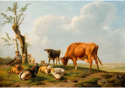 DDSO-1571 Eugene Verboeckhoven - Pastýř se svým stádem