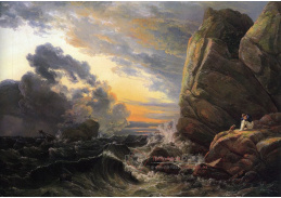 KO IV-159 Johan Christian Claussen Dahl - Ráno po bouřlivé noci