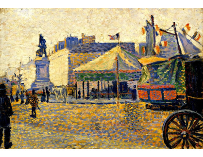 KO IV-480 Paul Signac - Náměstí v Clichy