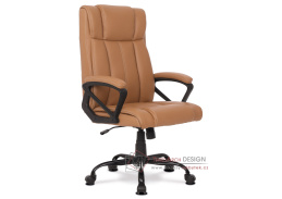 KA-Y386 CRM, kancelářská židle, ekokůže krémová