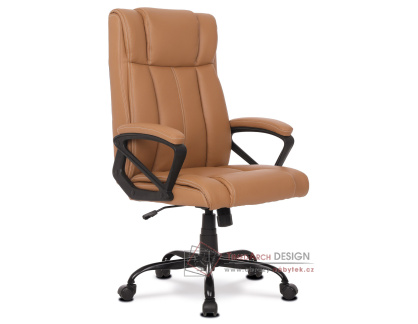 KA-Y386 CRM, kancelářská židle, ekokůže krémová