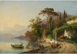 A-8305 Carl Hasch - Motiv od jezera Garda