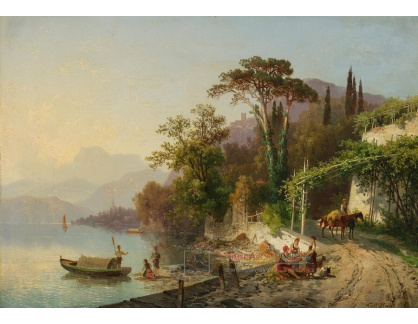 A-8305 Carl Hasch - Motiv od jezera Garda