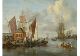 A-8594 Abraham Storck - Přístavní scéna