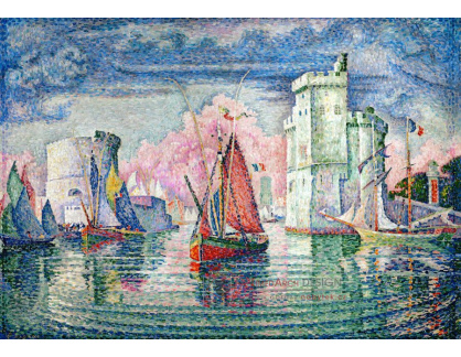 DDSO-4091 Paul Signac - Vstup do přístavu La Rochelle