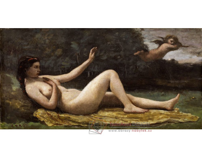 D-8367 Jean-Baptiste-Camille Corot - Akt s amorem