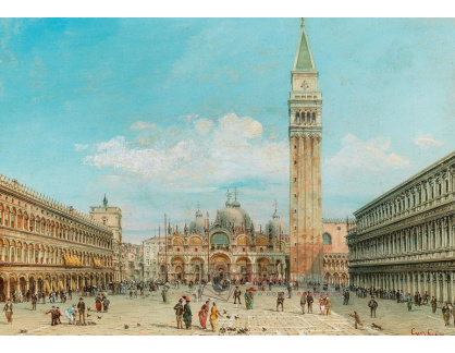 D-8809 Giovanni Grubas - Pohled na náměstí svatého Marka v Benátkách