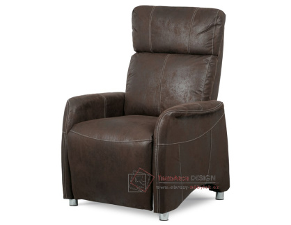 TV-5040 BR3, relaxační křeslo, látka hnědá