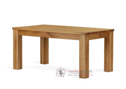 S12 KÁJ, jídelní stůl rozkládací, 140-210x90cm, dubový masiv
