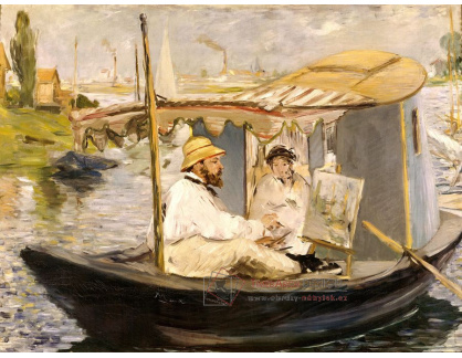 VCM 125 Claude Monet - Na loďce v Argenteuil