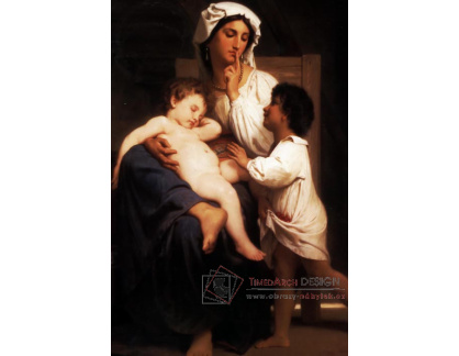 R15-139 Adolph William Bouguereau - Konečně spí