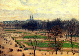 VCP-84 Camille Pissarro - Zahrada Tuileries v zimním odpoledni