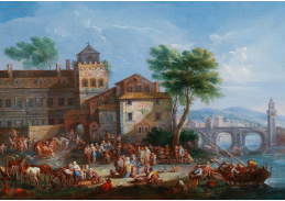 DDSO-1772 Mathys Schoevaerdts - Rybáři vykládající svůj úlovek