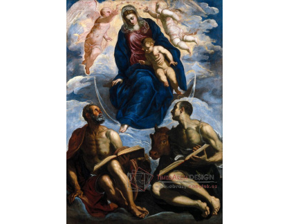 VSO1579 Jacopo Tintoretto - Marie s dítětem a světci