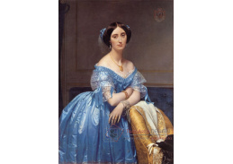 VSO38 Jean Auguste Dominique Ingres - Portrét princezny Alberty de Broglie