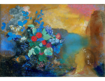 DDSO-4065 Odilon Redon - Ophelia mezi květinami