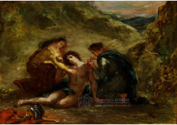 D-7164 Eugene Delacroix - Svatý Sebastian a svatá Irena