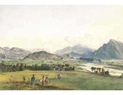 VALT 11 Jacob Alt - Pohled na Salzburg