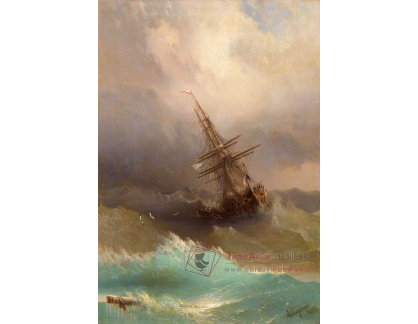 SO VII-133 Ivan Konstantinovič Ajvazovskij - Loď na rozbouřeném moři