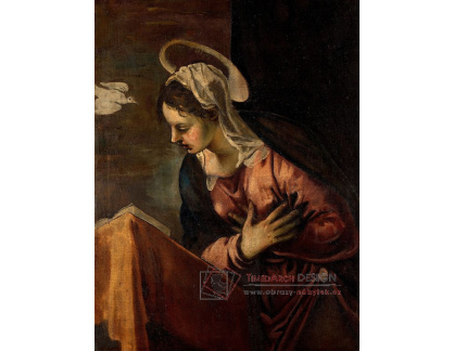 VSO23 Jacopo Tintoretto - Zvěstování Marie