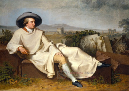KO IV-175 Johann Heinrich Wilhelm Tischbein - Goethe v římské Campagnii