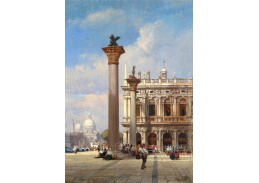 KO V-347 William Wyld - Piazza San Marco v Benátkách