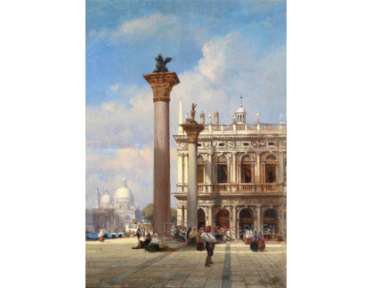 KO V-347 William Wyld - Piazza San Marco v Benátkách