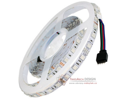 TASMA, LED pásek 1m + napájecí zdroj s vypínačem, studená bílá