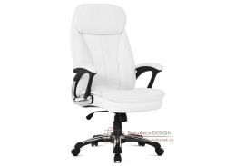 KA-Y287 WT, kancelářská židle, ekokůže bílá