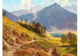 A-5064 Carl Millner - Pohled na horské jezero