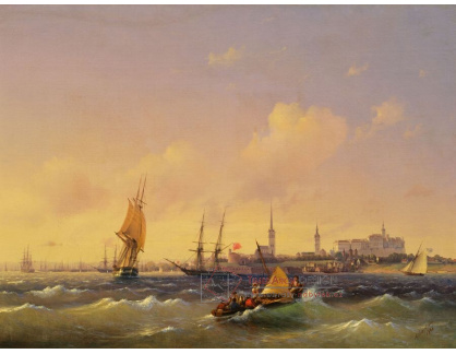 A-8687 Ivan Konstantinovič Aivazovsky - Pohled na Reval v Estonsku