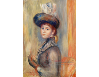 D-6917 Pierre-Auguste Renoir - Dívka v šedo-modrém