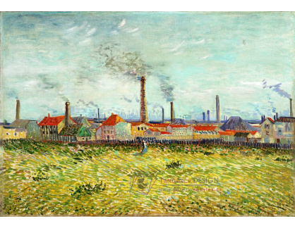 D-7694 Vincent van Gogh - Továrny v Asnieres