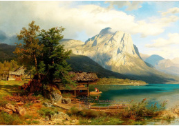 D-9286 August Wilhelm Leu - Motiv z Grundlsee